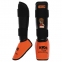 Защита голени и стопы для единоборств детская CORE BO-8544 XXS-M черный-оранжевый 2