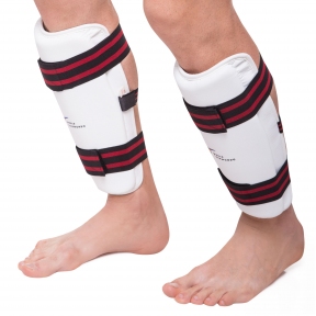 Защита голени для тхэквондо WT  (белые)