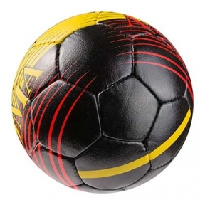 М'яч футбольний Grippy G-14 AC Roma, чорний/жовтий/червоний.
