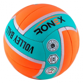 М'яч волейбольний Ronex Orange/Green Cordly.