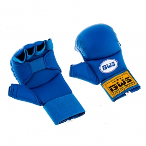  BWS накладки карате із захистом великого пальця, сині