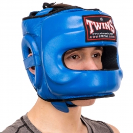 Шолом боксерський з бампером шкіряний TWN STL FR