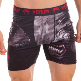 Шорты мужские компрессионные VNM WOLF CO-8228 (PL, эластан, M-2XL-165-185cм, черный-серый-красный)