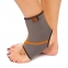 Голеностоп (бандаж голеностопного сустава) неопреновый (1шт) GS-670 (NY, каучук,р-р S-XL,серый-оранжевый)